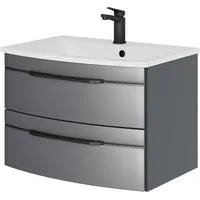 Saphir »Serie 7045 Mineralmarmor-Waschtisch und Unterschrank, 71,5 cm breit«,