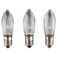 Scharnberger+Hasenbein LED-TOP-Riffelkerze E10 10-55V 0,1W klar 57690 (VE3)