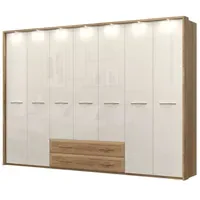 OTTO home Kleiderschrank OTTO HOME "Gala, beige hochglänzend UV
