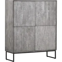 GUTMANN FACTORY Highboard ¦ grau ¦ Maße (cm): B: