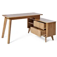 Jahnke Eckschreibtisch Wave C 150 E Montana Eiche