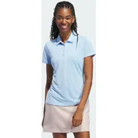Adidas Solid Performance Short Sleeve Poloshirt Clear Sky XS
