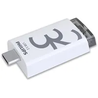Philips Flash Drive Click Edition weiß/grau 32GB, USB-C 3.0