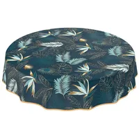ANRO Wachstuchtischdecke abwaschbar Garten Tischdecke Wachstuch Rund Oval Eckig