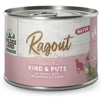 Wildes Land Ragout Rind & Pute mit Spinat 6