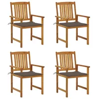 VidaXL Gartenstuhl 57 x 57 x 92 cm lila/schwarz