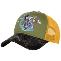 King Kerosin Trucker Cap Split the Road in grün