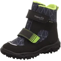Superfit HUSKY warm gefütterte Gore-Tex Schneestiefel, SCHWARZ/HELLGRÜN 0020, 36
