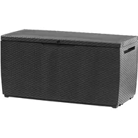 DEUBA KETER® Auflagenbox Capri Anthrazit 310L UV-beständig Haltegriffe Rollen