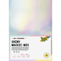 Folia Bastelset Shiny Magic Mix irisierend 12 Blatt