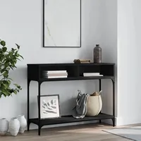 VidaXL Konsolentisch Schwarz 100x30,5x75 cm Holzwerkstoff