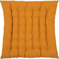 PAD Sitzkissen PAD "LEDA", gelb (mustard), B:40 L:40, Baumwolle,