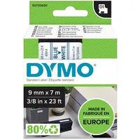 Dymo Original D1-Etikettenband | blau auf weiß | 9