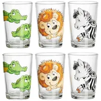 Ritzenhoff & Breker - Dschungeltiere Kindergläser 6er Set Gläser