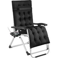 Tectake Sonnenliege, klappbar, 84 x 168 x 82,5 cm,