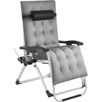 Tectake tectake® Sonnenliege klappbar, stufenlos verstellbar, pro Stück