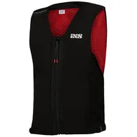 IXS IPRO 1.0, Airbagweste - Schwarz/Rot - L/XL