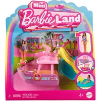 Barbie Mini BarbieLand Puppen- und Spielzeugfahrzeugset, ca. 4 cm