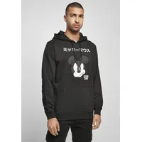 MERCHCODE Mickey Japanese Hoody in Schwarz, S