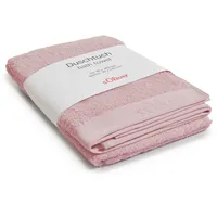 S.Oliver Duschtuch 70 x 140 cm Baumwolle Rosa Rose