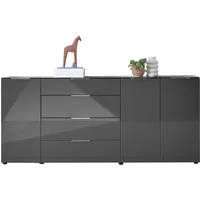 Bega Consult Kommode Santorin Glas Grau Anthrazit