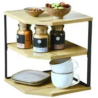 KESPER Eckregal 26 x 26 x 28 cm Schwarz