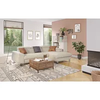 Cotta Ecksofa Komaris, Ecksofa, wahlweise mit RGB-LED-Beleuchtung und Bettfunktion/Bettkasten,