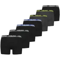 Head Herren Boxershort 7er Pack HEAD Basic Boxer TRUNKS