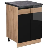 Vicco Küchenunterschrank Fame-Line 60 cm) AP Anthrazit,