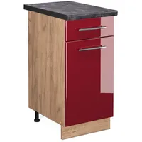 Vicco Küchenunterschrank Fame-Line 40 cm, AP Anthrazit