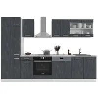 Vicco Küchenzeile R-Line, 300 cm ohne Arbeitsplatte