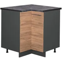 Vicco Eckunterschrank Fame-Line 80.5 cm, AP Anthrazit,