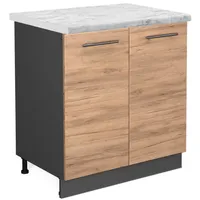 Vicco Spülenunterschrank Fame-Line 80 cm, AP Marmor