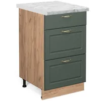 Vicco Küchenunterschrank Fame-Line 50 cm, AP Marmor
