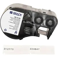 Brady Brady, M4-72-461, Polyester, Schwarz auf weiss/Transparent, 12.70 x