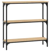 VidaXL Konsolentisch Sonoma-Eiche 75x22,5x75 cm Holzwerkstoff