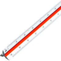 ARISTO Dreikantmaßstab B, weiß