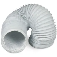 Vioks Abluftschlauch Ø125mm flexibel 3m PVC für Klimaanlage Abzugshaube