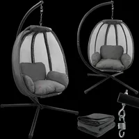 Deluxe4homeâ® deluxe4home® Hängesessel mit Gestell I Indoor & Outdoor