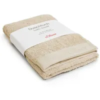 S.Oliver Duschtuch 70 x 140 cm Baumwolle Beige Natur