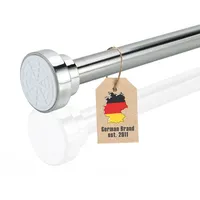 Intirilife Teleskopstange in SILBER 85 - 140 cm –