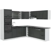 Vicco Winkelküche R-Line L-Form 237 x 247 cm Anthrazit