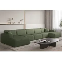 Fun Möbel Wohnlandschaft Sofa U-Form CELES PREMIUM XL in