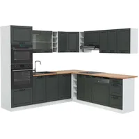 Vicco Winkelküche R-Line L-Form 237 x 247 cm Anthrazit