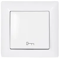 Günsan Visage Taster Licht Schlüsselsymbol Unterputz Weiss