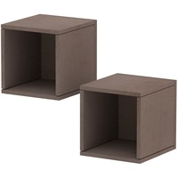 INOSIGN Wandregal »Wandregal Infinity«, (Set, 2 St., 2 kleine