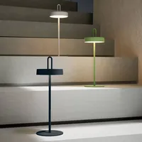 Just light. LED-Akku-Tischleuchte Amag Grün 47,2 cm x Ø