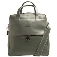 Exacompta Laptop-Rucksack Lady Exactive Leder grau bis 35,6 cm
