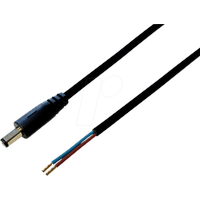 BKL Electronic 075178 Niedervolt-Anschlusskabel Niedervolt-Stecker - offene Kabelenden 5.50