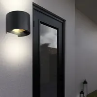 GLOBO Außenleuchte Wandlampe LED Gartenleuchte UP & DOWN Alu